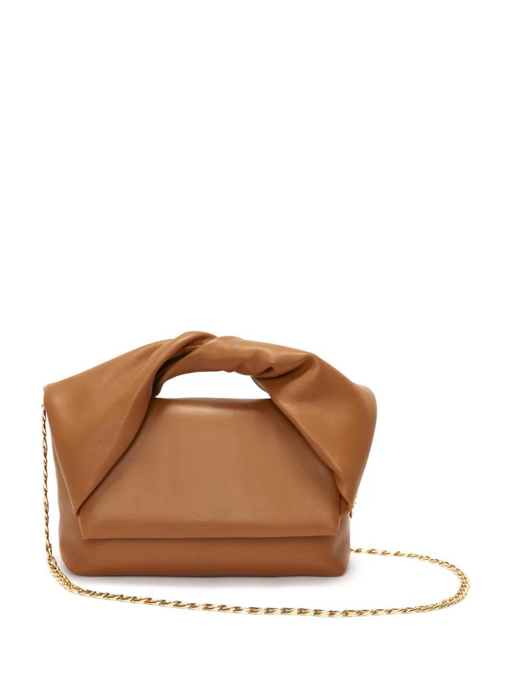 JW ANDERSON Medium Twister Crossbody Bag In Brown Product Image