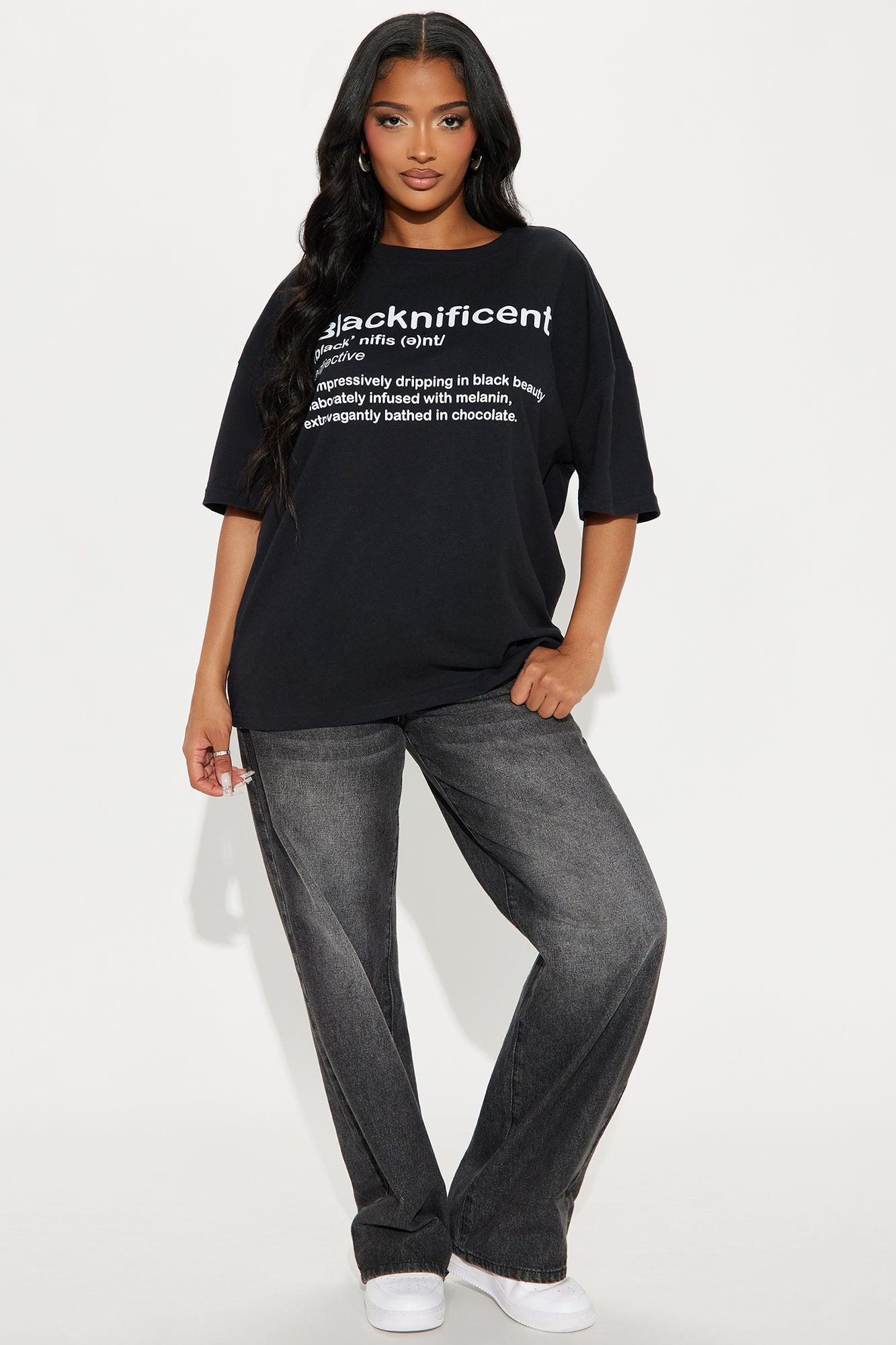 Blacknificent Oversized Tee - Black Product Image