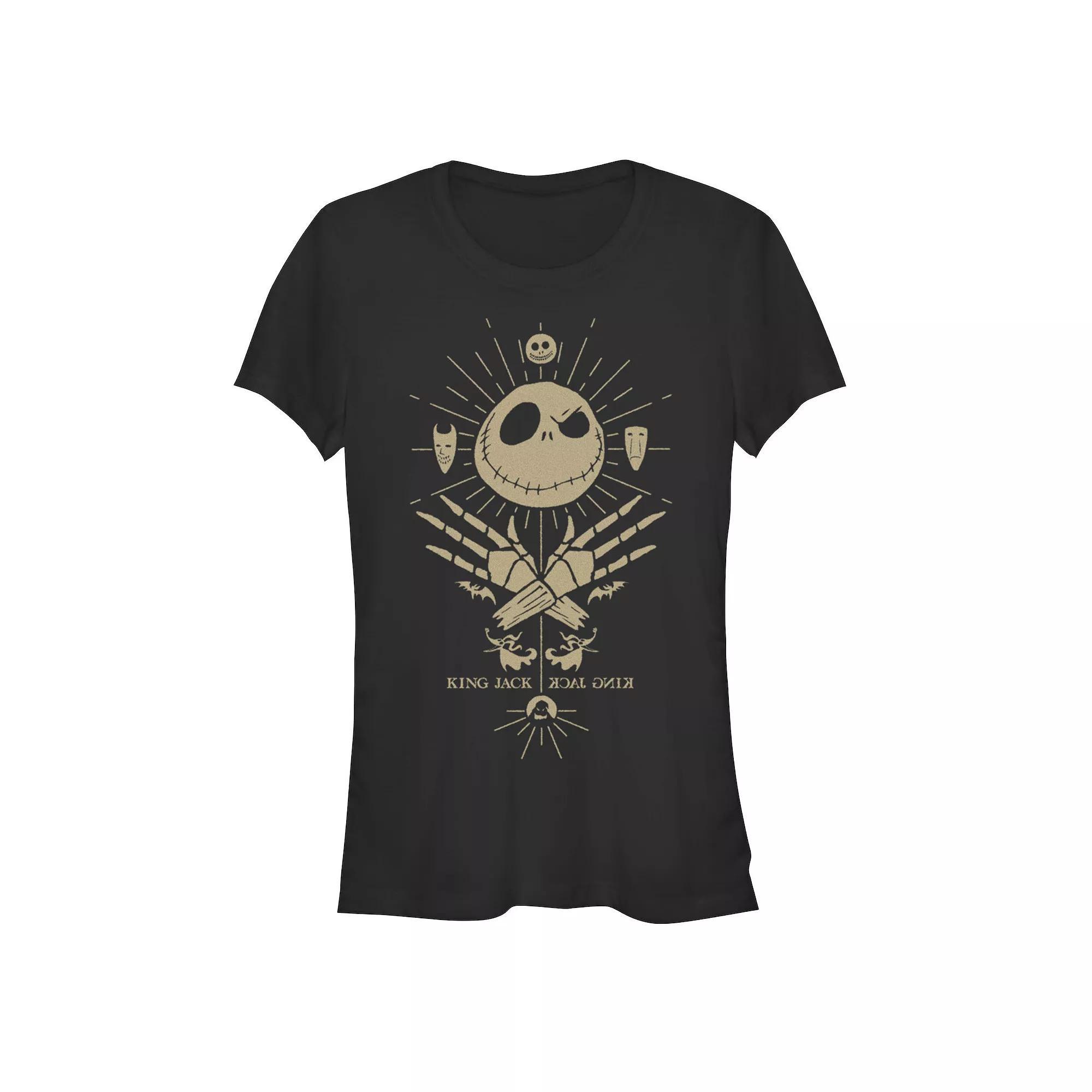 Disney Villains All Trick No Treat Juniors' Fitted Graphic Tee, Girl's,  Product Image