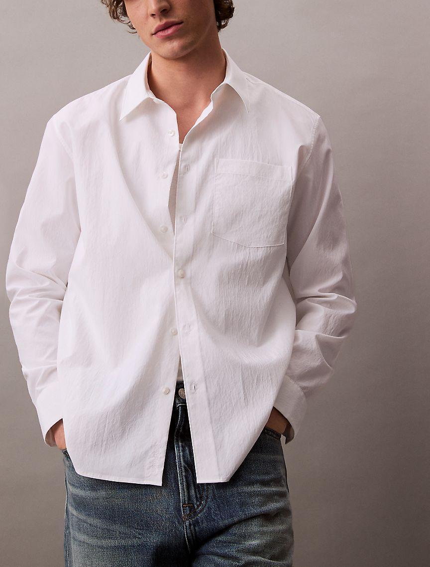 Tech Poplin Button-Down Shirt Product Image