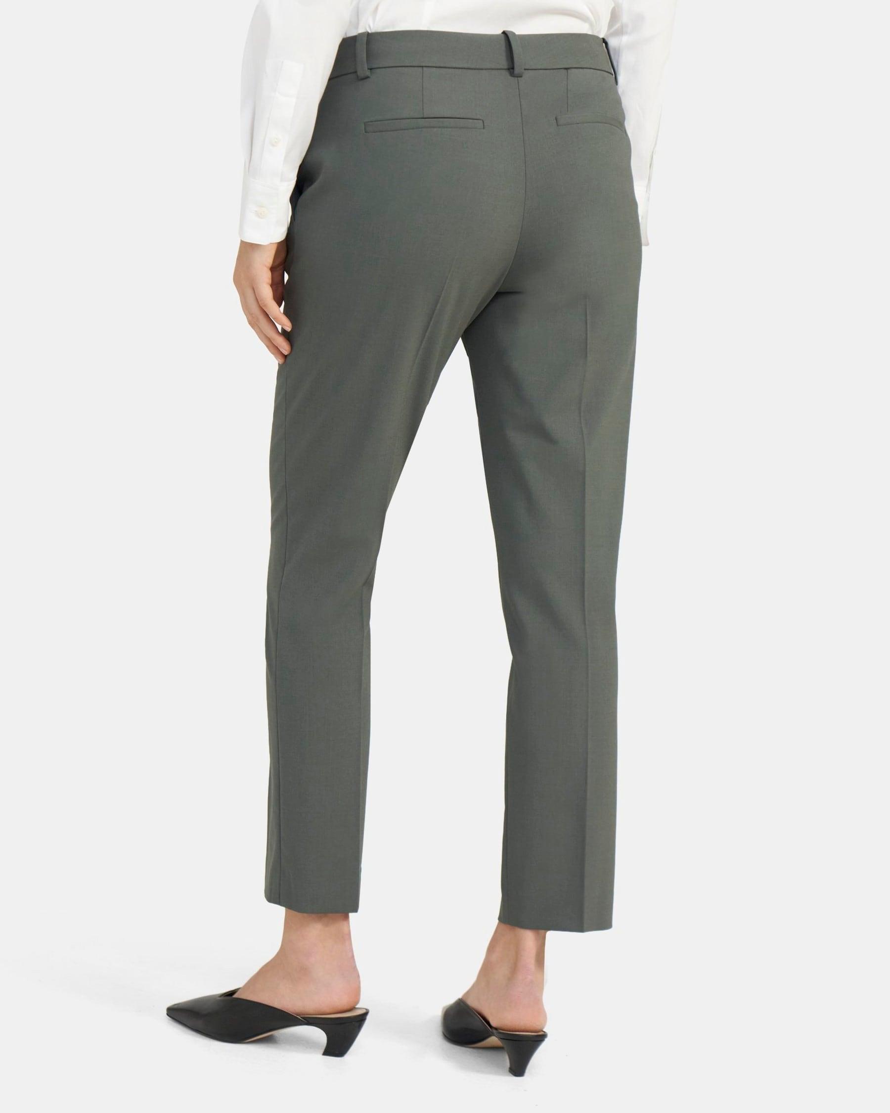 Classic Crop Pant in Sevona Stretch Wool Product Image