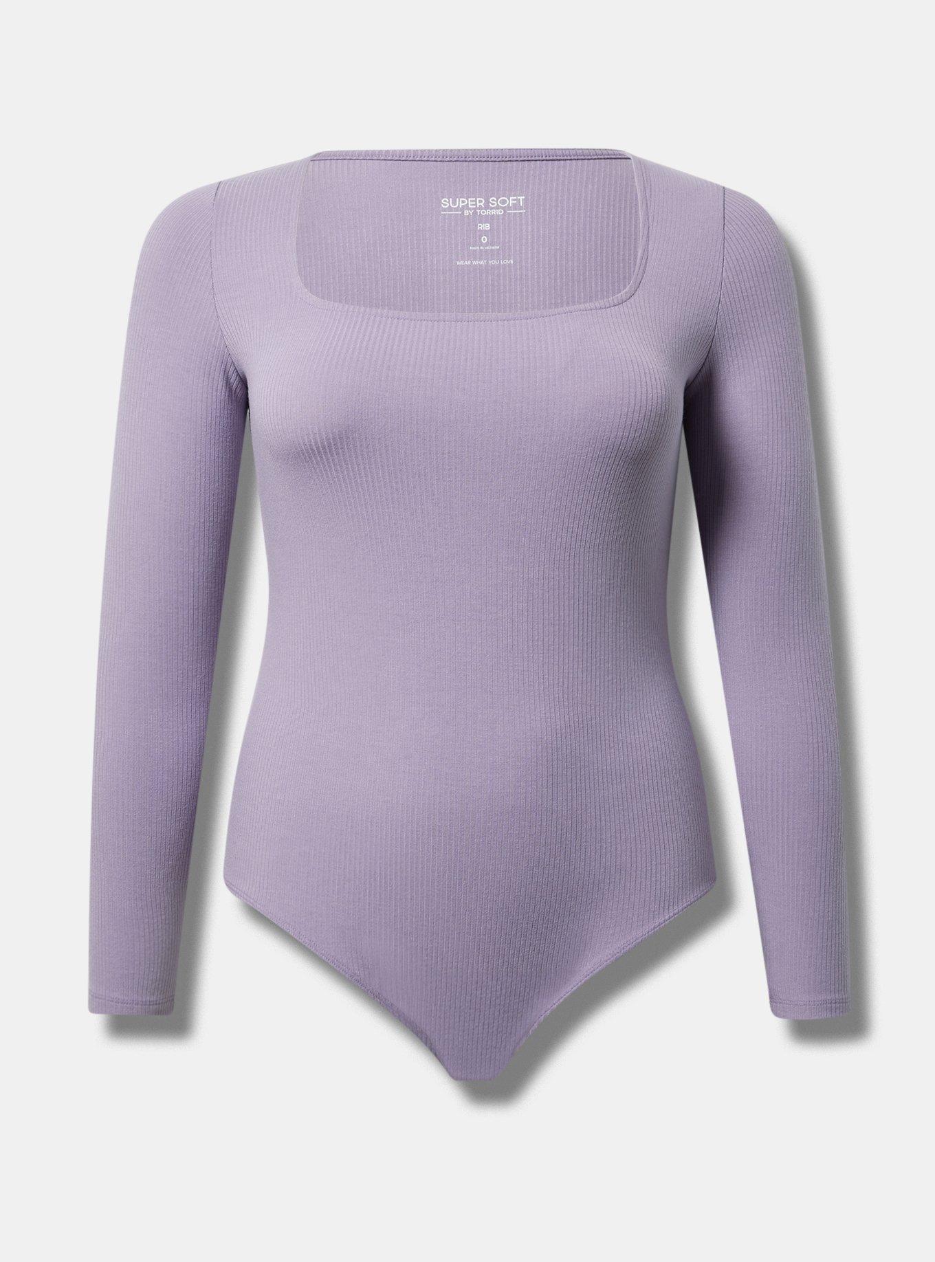 Ribbed Square Neck Bodysuit Product Image