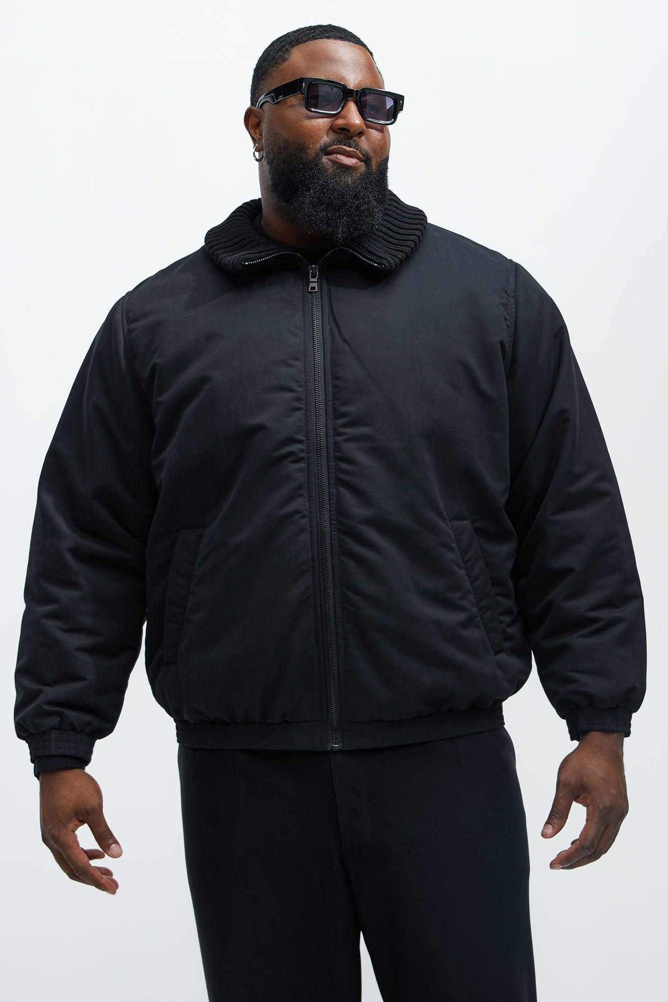 Back To U Bomber Jacket - Black Product Image