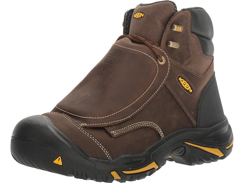 KEEN Utility Mt. Vernon 6 External Met (Steel Toe) (Cascade /Tawney Olive) Men's Work Pull-on Boots Product Image