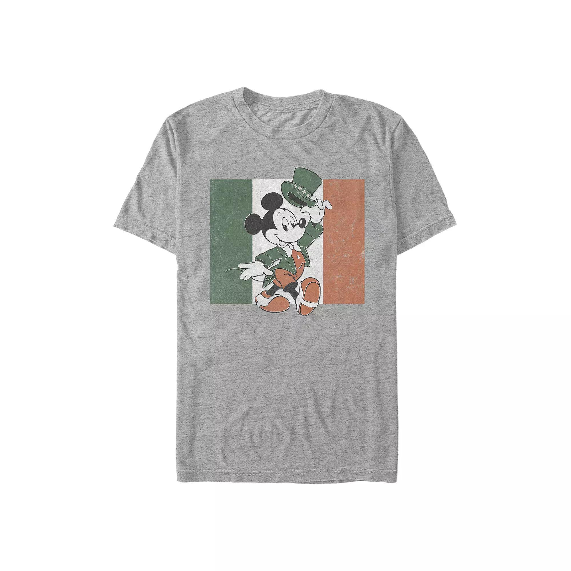 Disney's Mickey Mouse Irish Flag Men's Graphic Tee,  Product Image