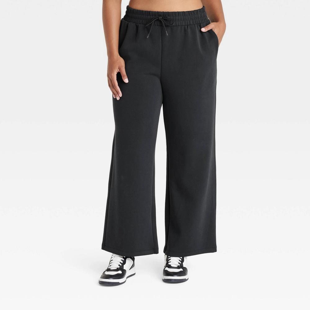 Women's Airy Sleek High-Rise Wide Leg Sweatpants - All In Motion™ Product Image