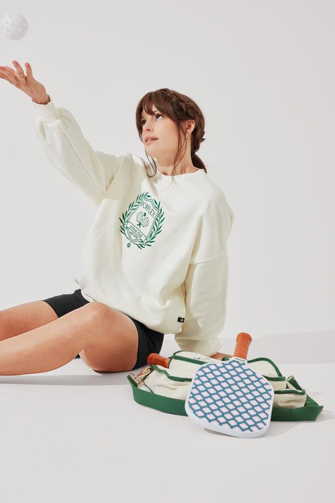 Cloud Crewneck Sweater - Black Product Image