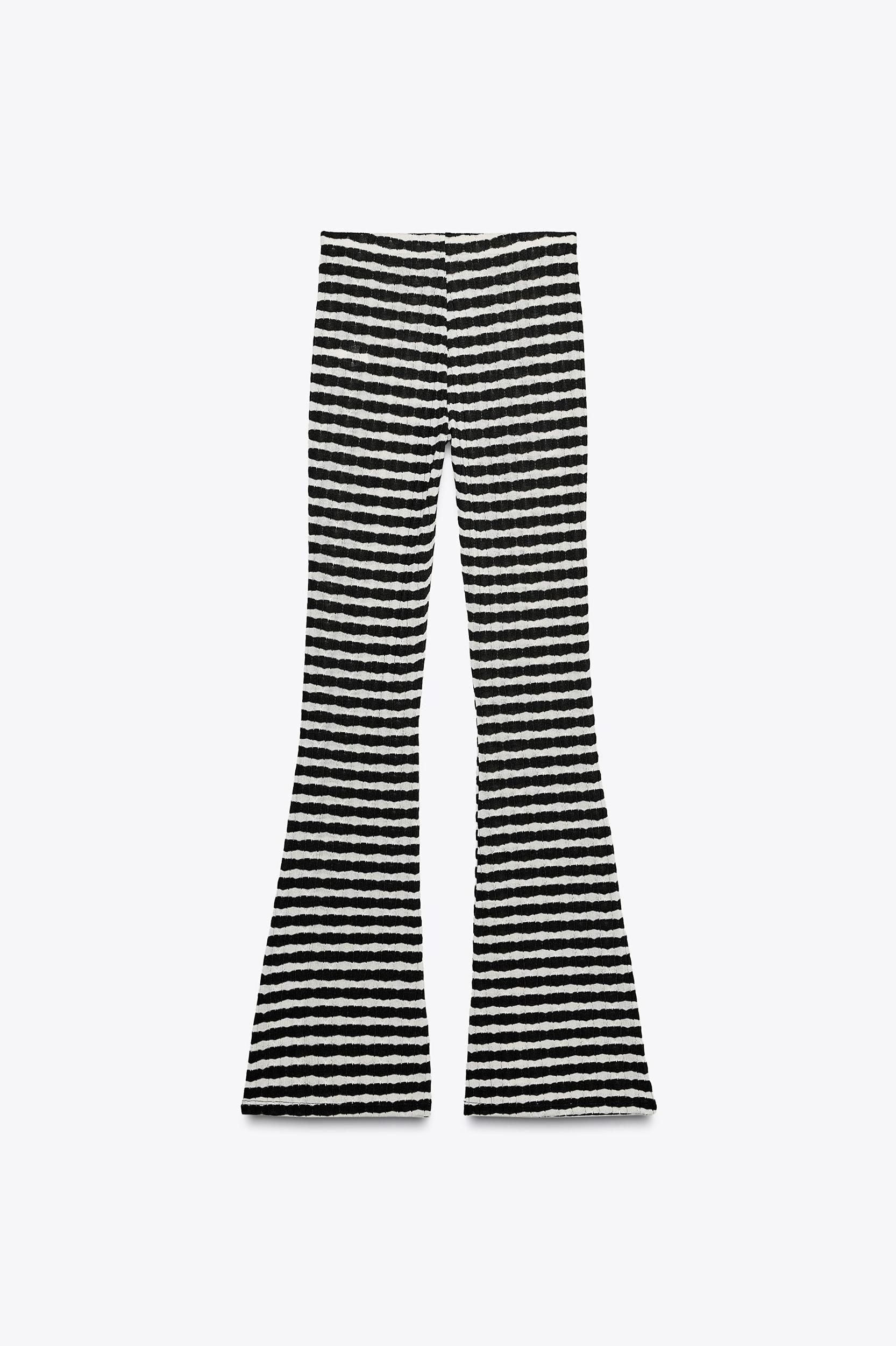 JACQUARD FLARE PANTS Product Image