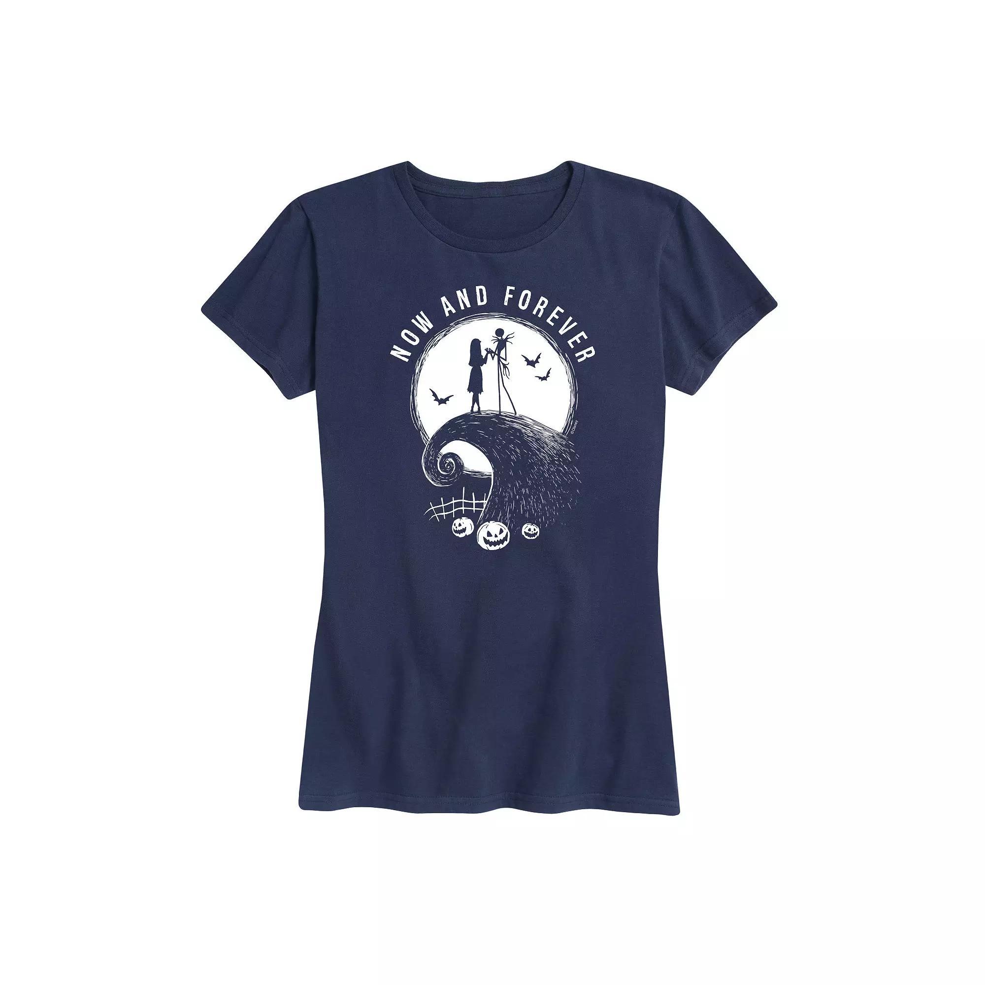 Disney's Nightmare Before Christmas Women's Now and Forever Graphic Tee, Girl's,  Product Image