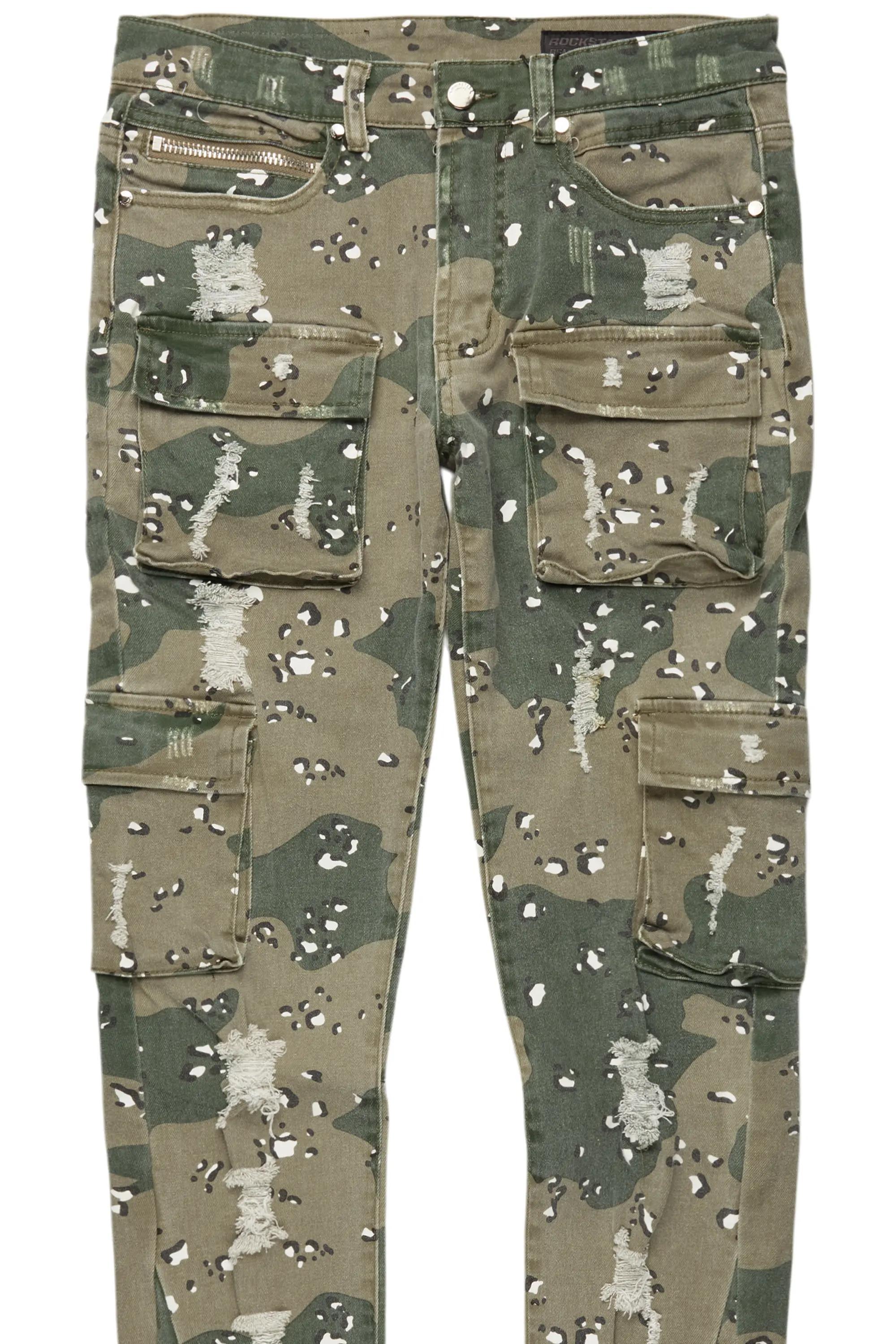 Kade Camo Skinny Fit Jean Male Product Image