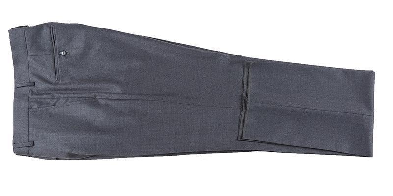 Half Canvas Wool Dress Suit Regular Fit 2 Piece in Gray Product Image