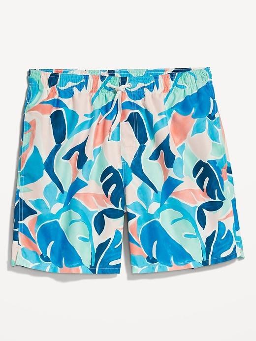 Printed Swim Trunks --7-inch inseam Product Image