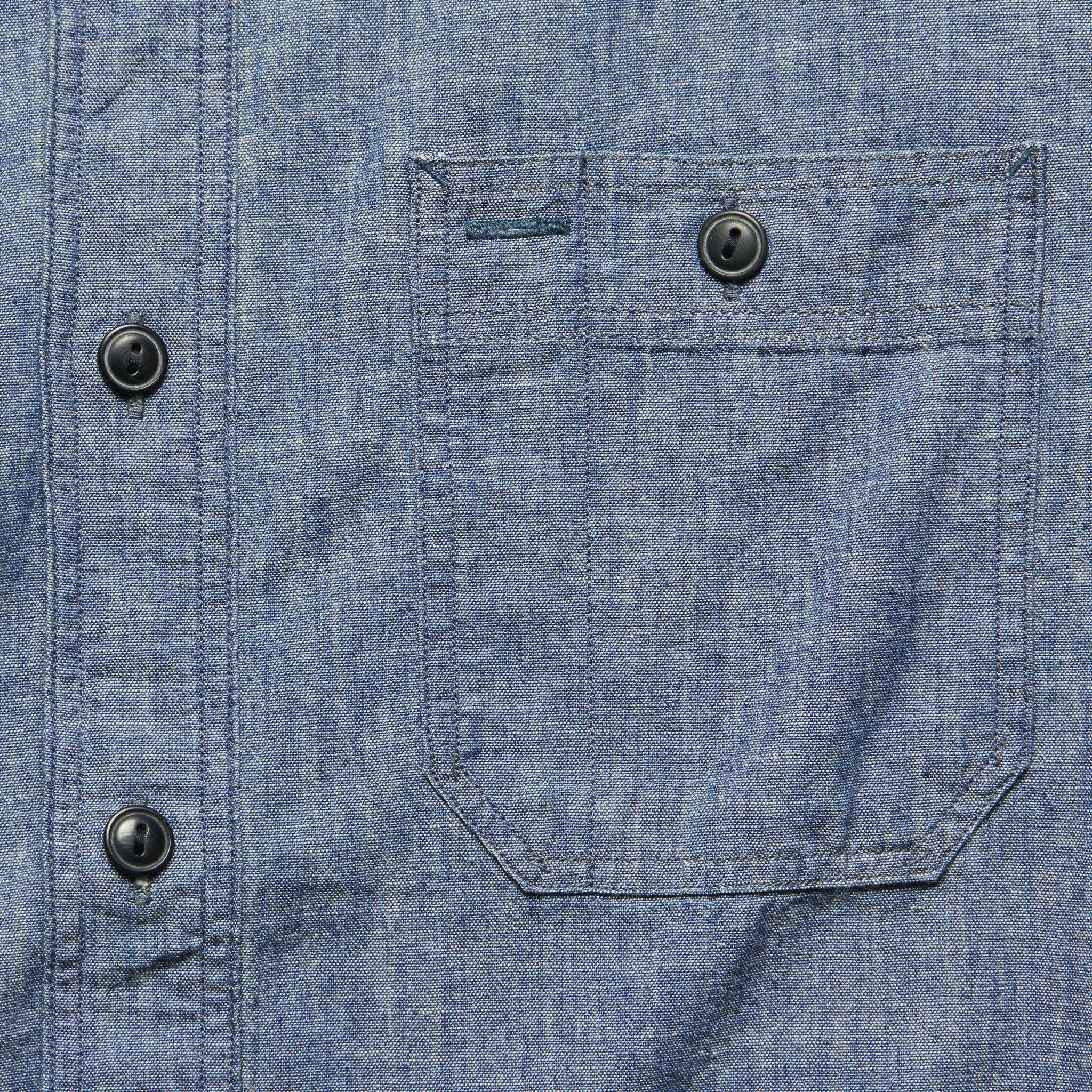 Indigo Chambray Workshirt - Rinse Product Image