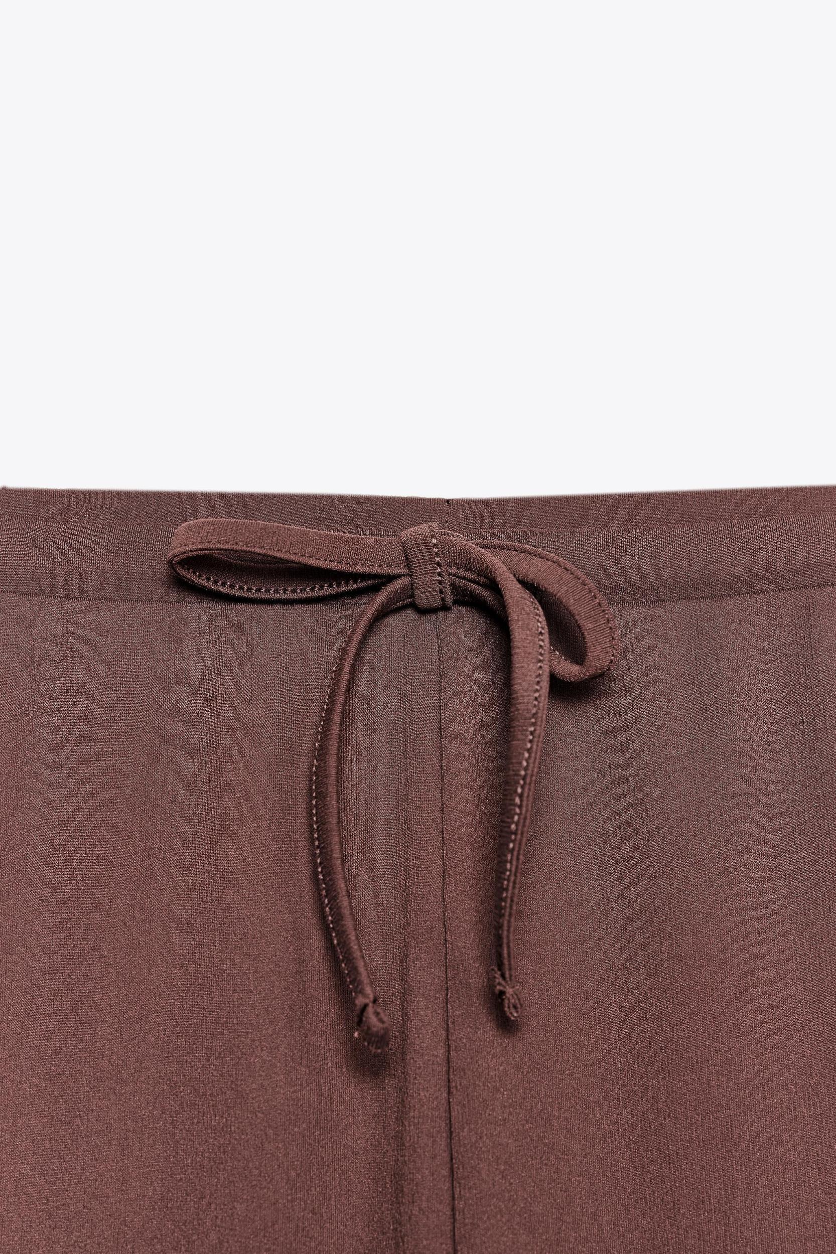 TEXTURED STRAIGHT LEG PANTS Product Image