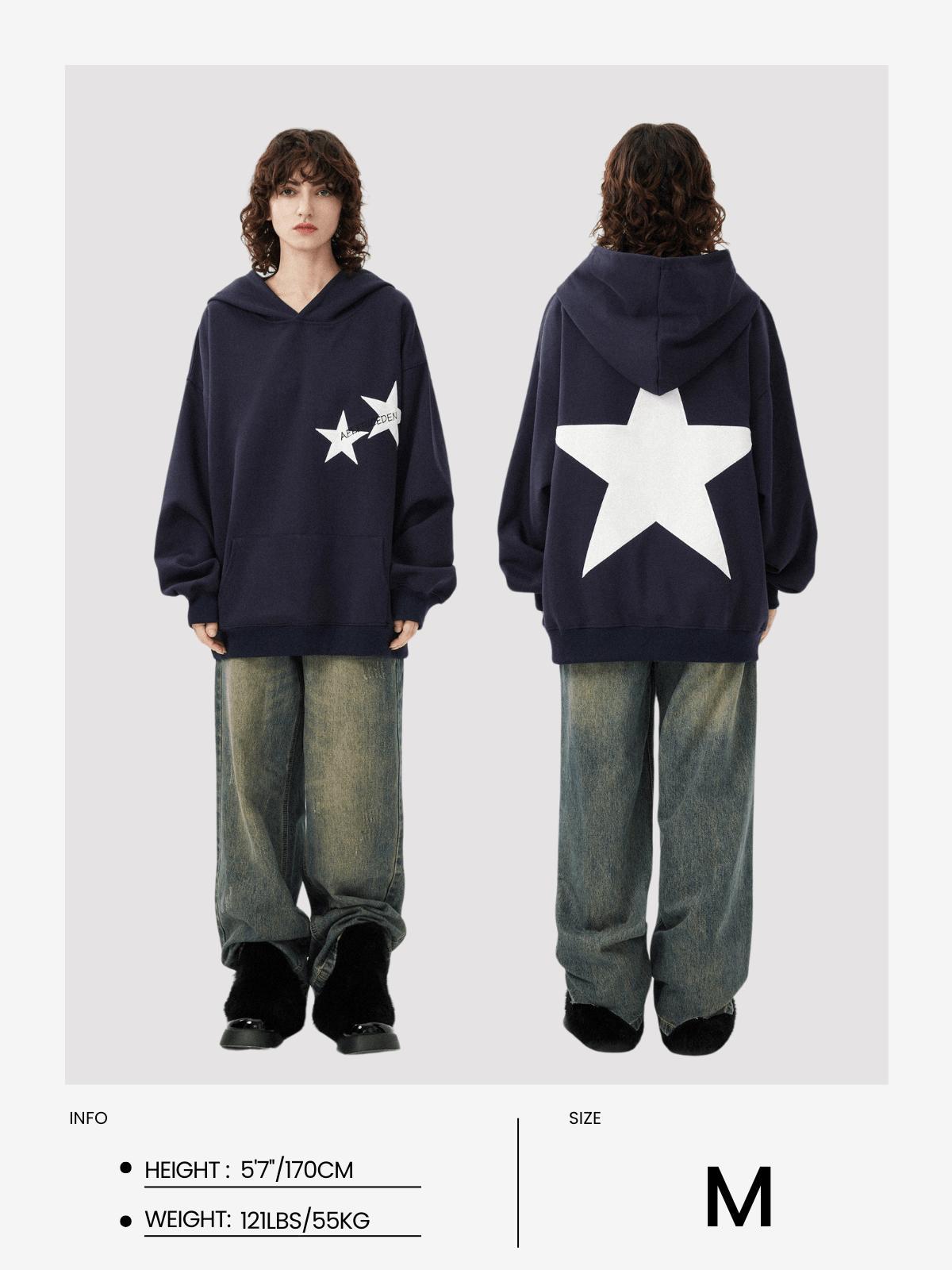Aelfric Eden Star Color Contrast Hoodie Product Image