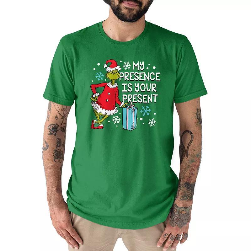Men's Dr. Seuss Grinch My Presence Is Your Present Tee,  Product Image