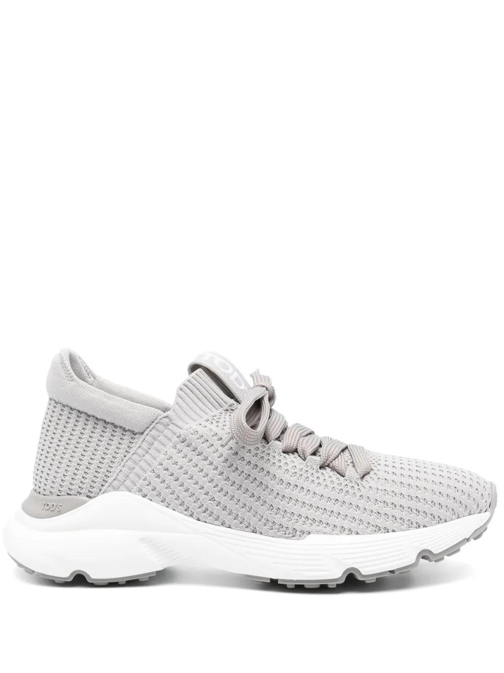 TOD'S Knitted Sneakers In Grey Product Image