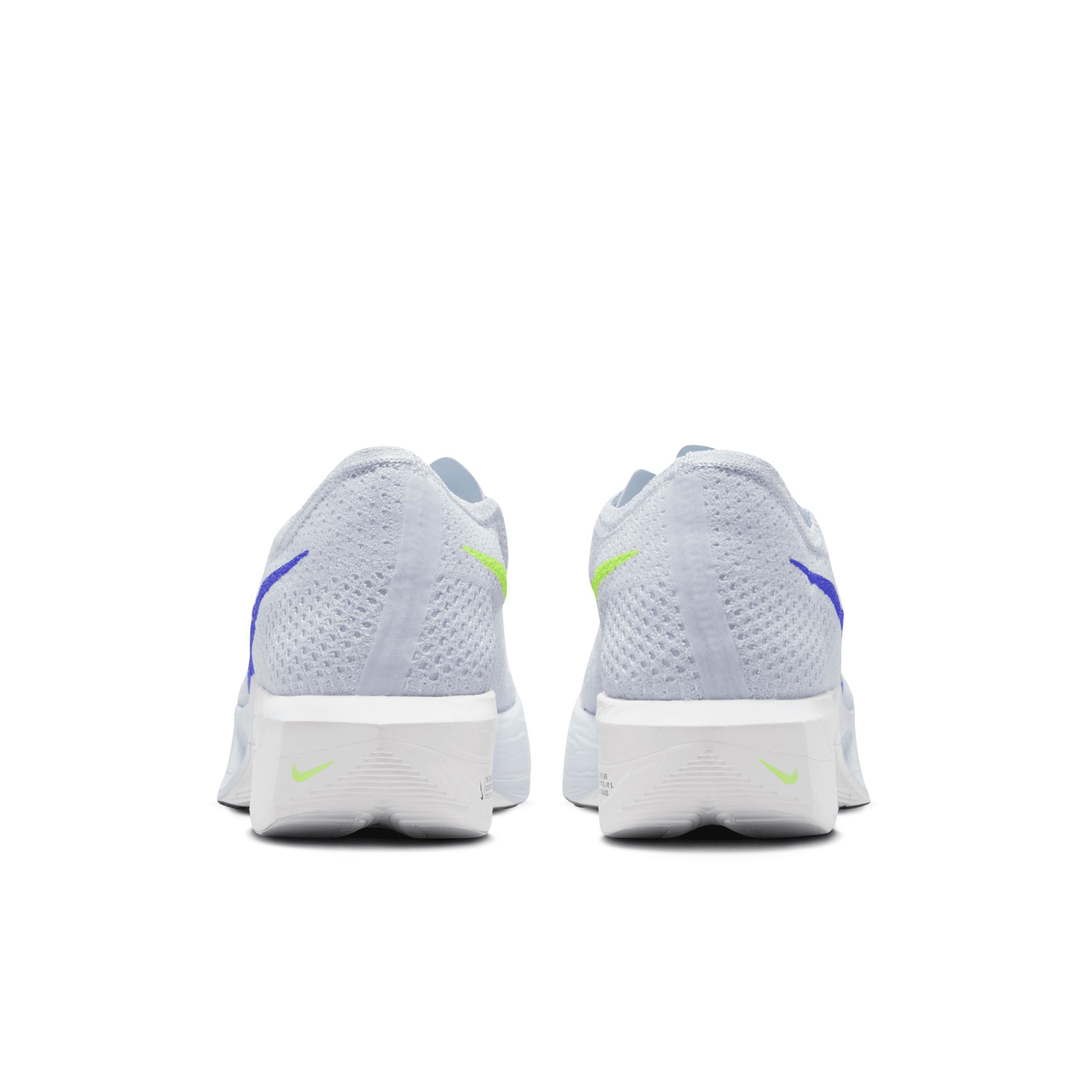 Nike Mens ZoomX Vaporfly Next% 3 - Running Shoes Football Grey/Racer Blue/Green Strike Product Image