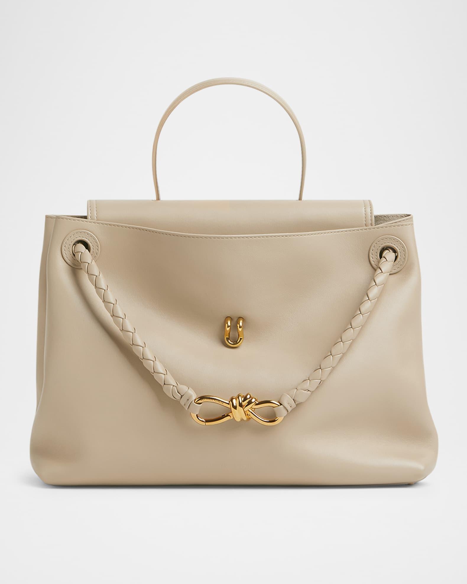 Andiamo Medium Leather Top-Handle Bag Product Image