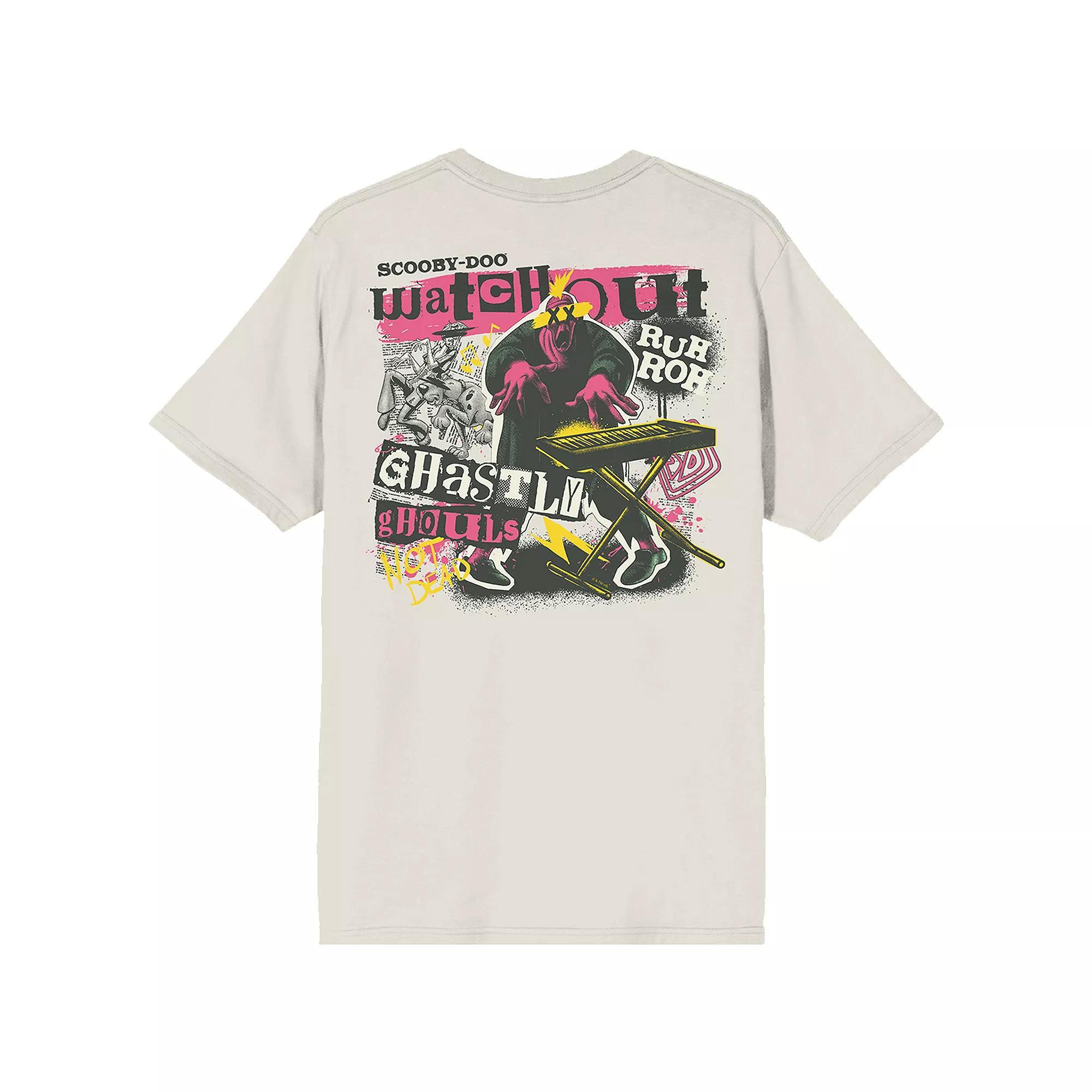 Men's Scooby-Doo Scooby and Shaggy Graphic Tee, Size: Medium, Off White Product Image