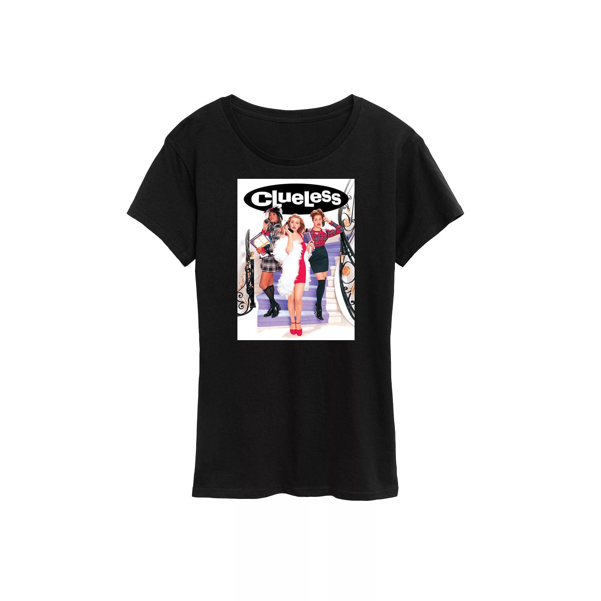 Women's Clueless Poster Graphic Tee, Girl's,  Product Image