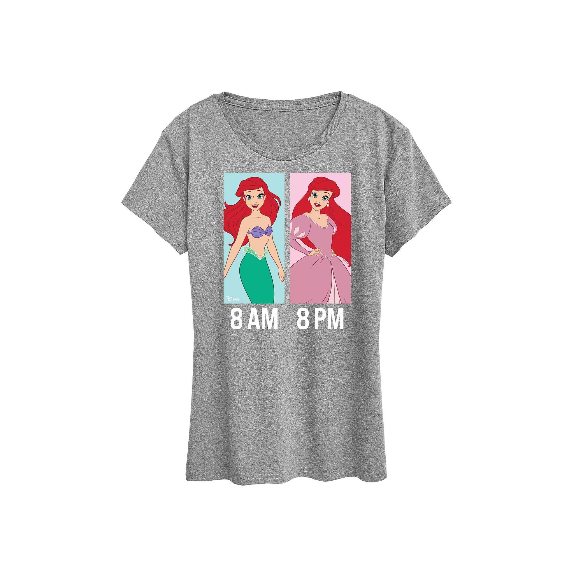 Disney Princess Ariel Women's AM to PM Graphic Tee,  Product Image