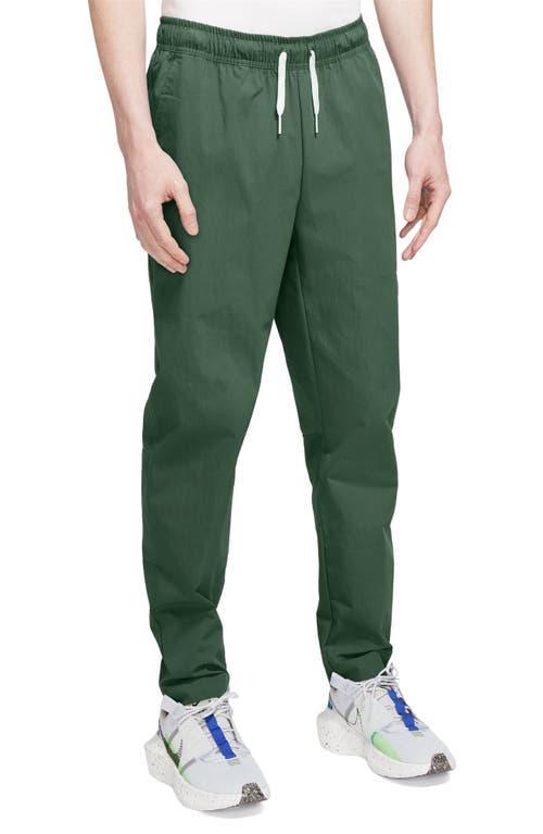 Nike Mens Woven Taper Leg Pants - Fir/White Product Image