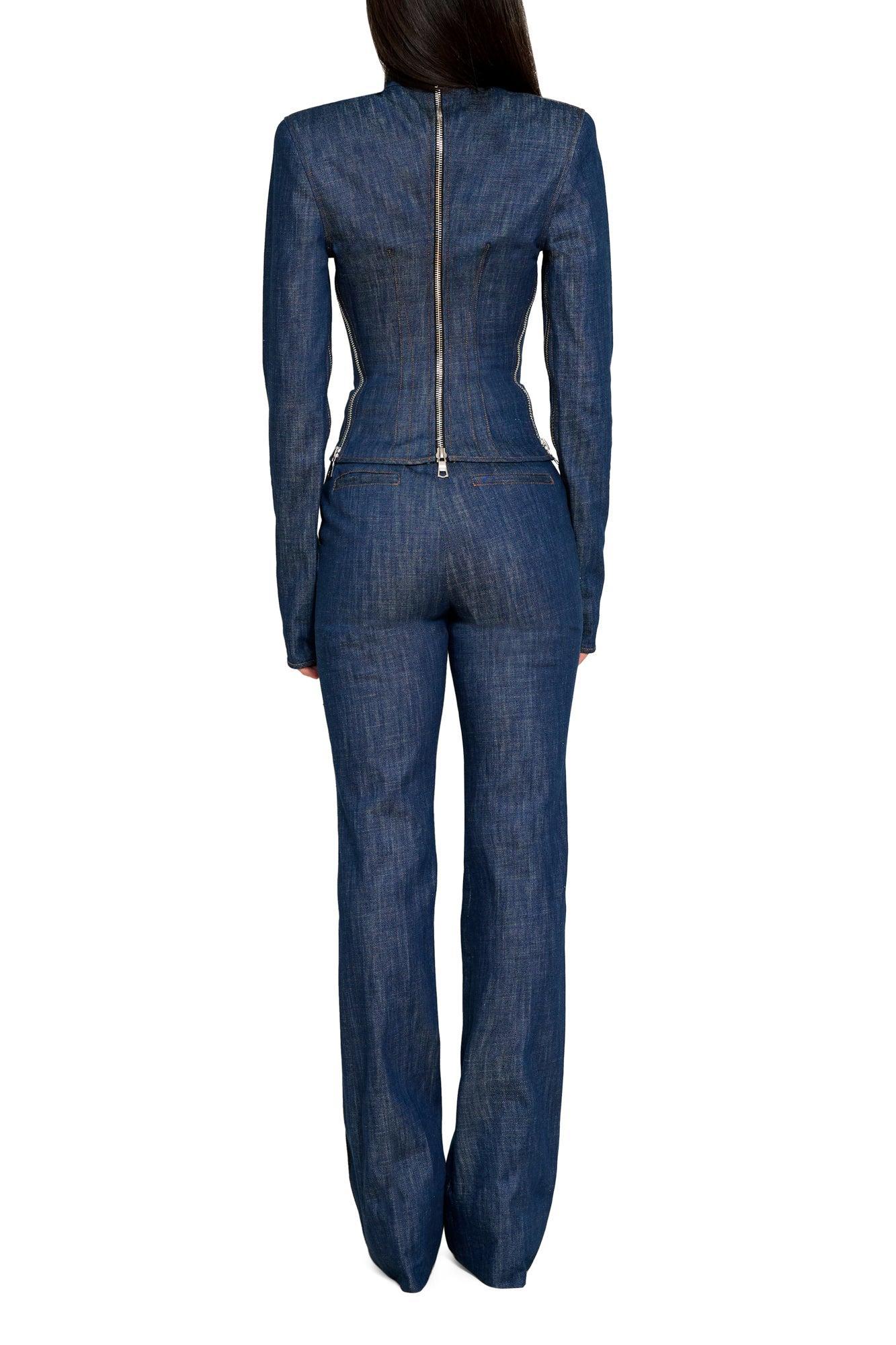 Fitted Denim Jacket Product Image