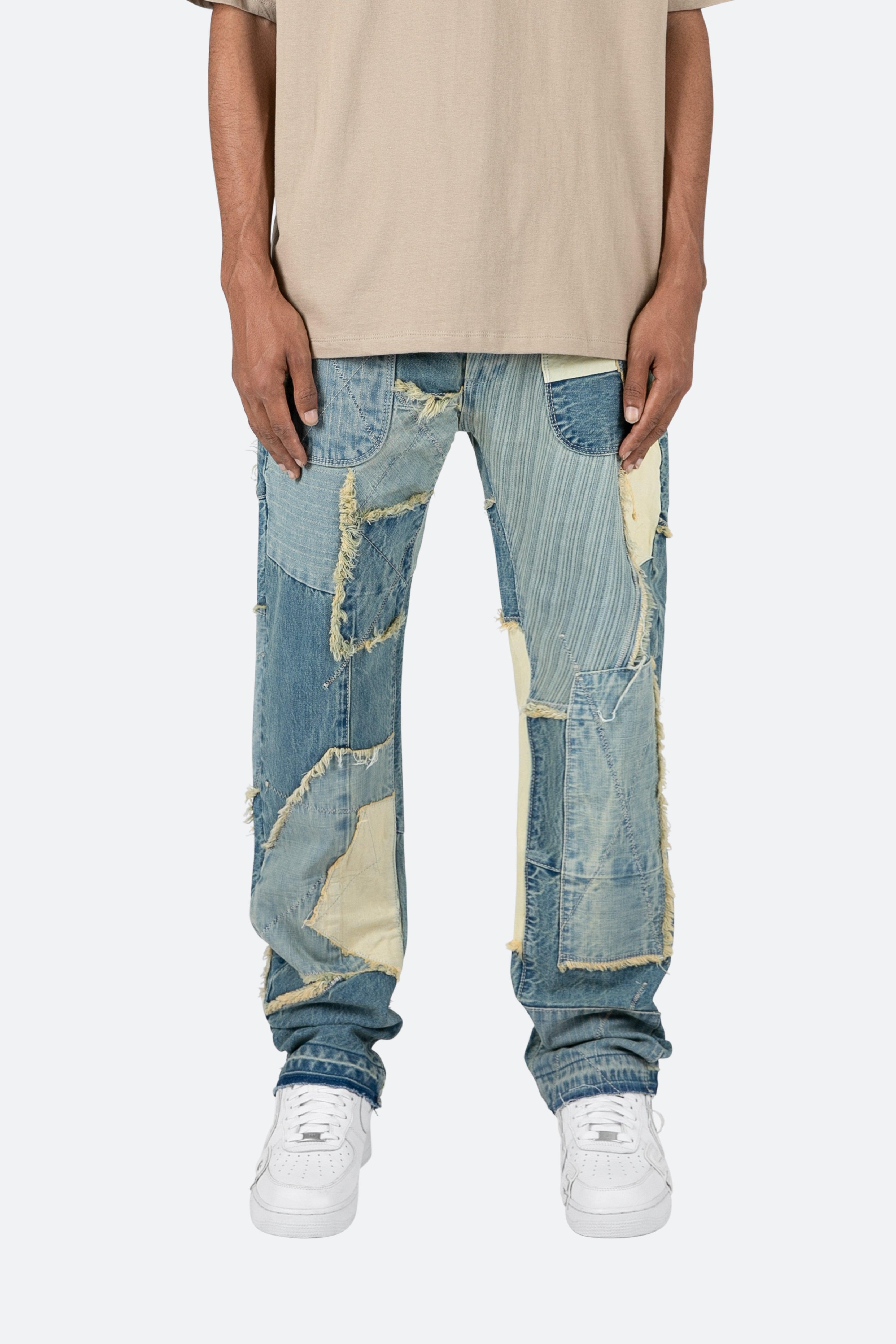 V164 Baggy Denim - Vintage Blue Product Image