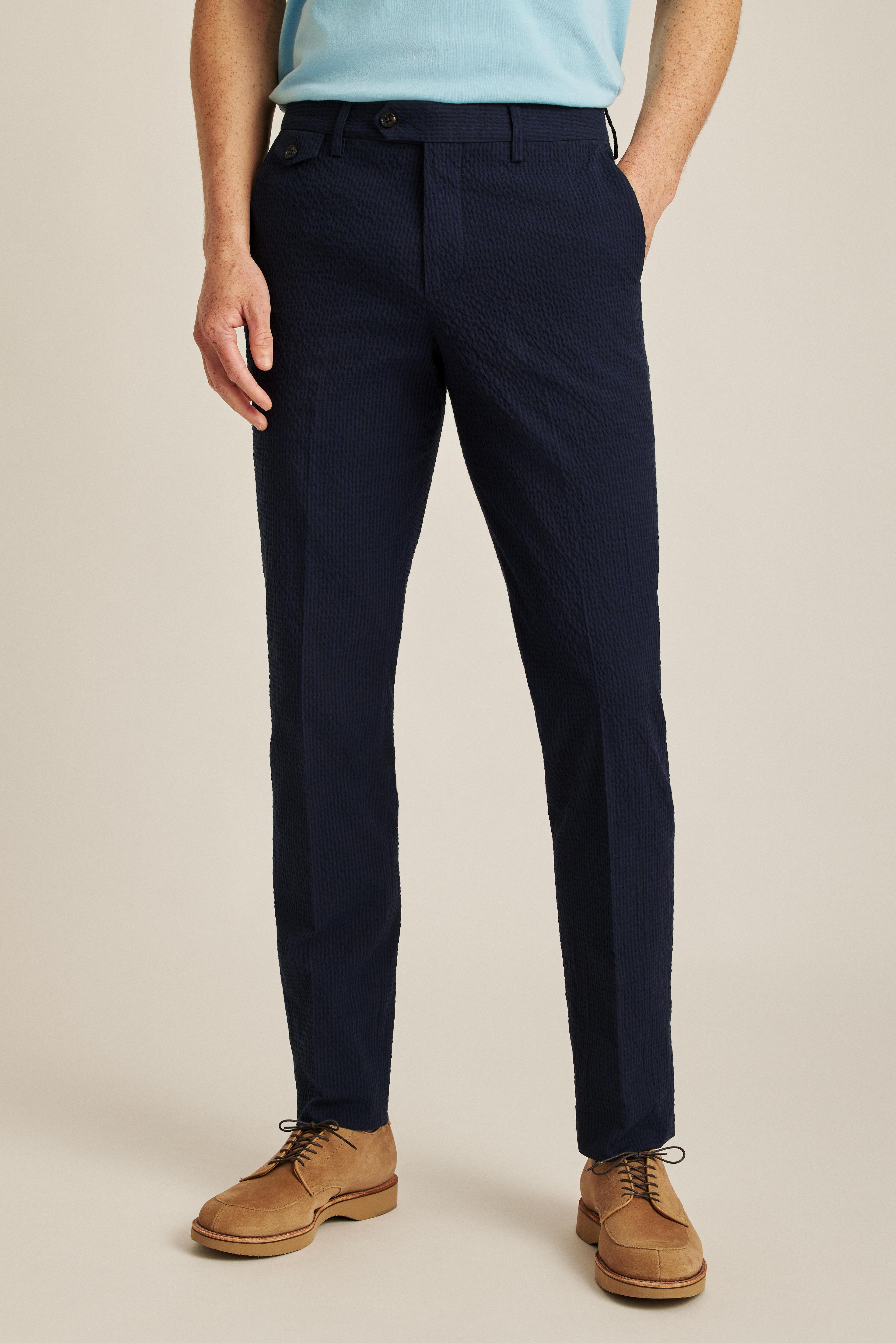 Italian Stretch Seersucker Suit Pant Product Image