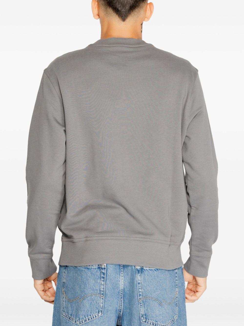 logo-print crew-neck sweatshirt Product Image