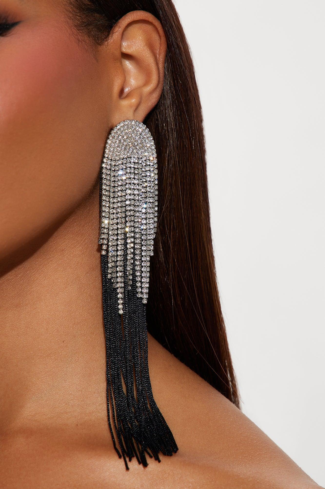 Absolutely Drop Dead Gorgeous Earrings - Black Product Image