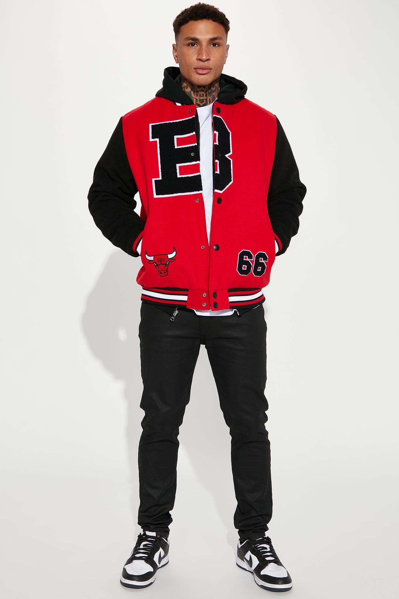 Chicago Bulls Loyalty Varsity Jacket - Red Product Image