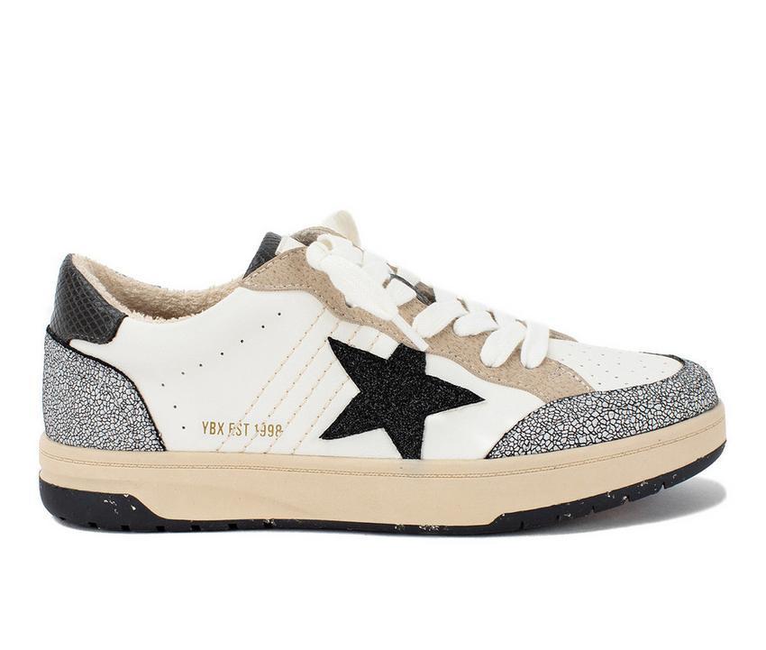 Women's Yellow Box Nizza Court Sneakers Product Image