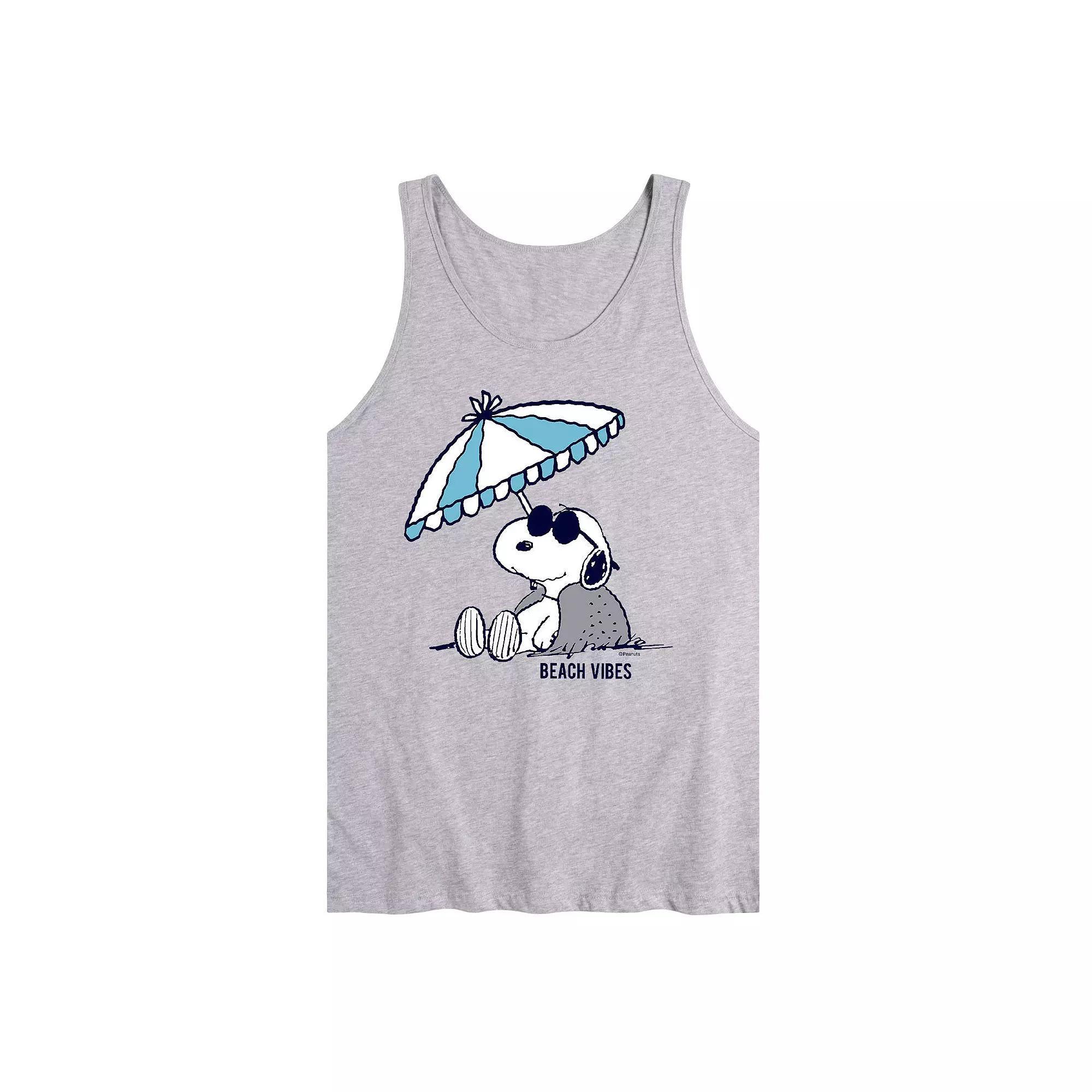 Men's Peanuts Chill Beach Vibes Tank Top,  Product Image