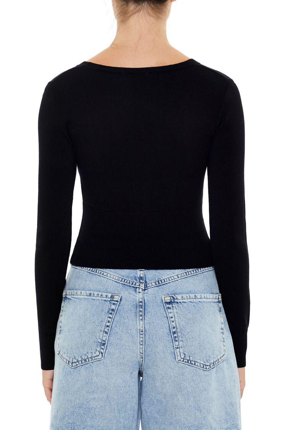 Fitted Square-Neck Sweater | Forever 21 Product Image