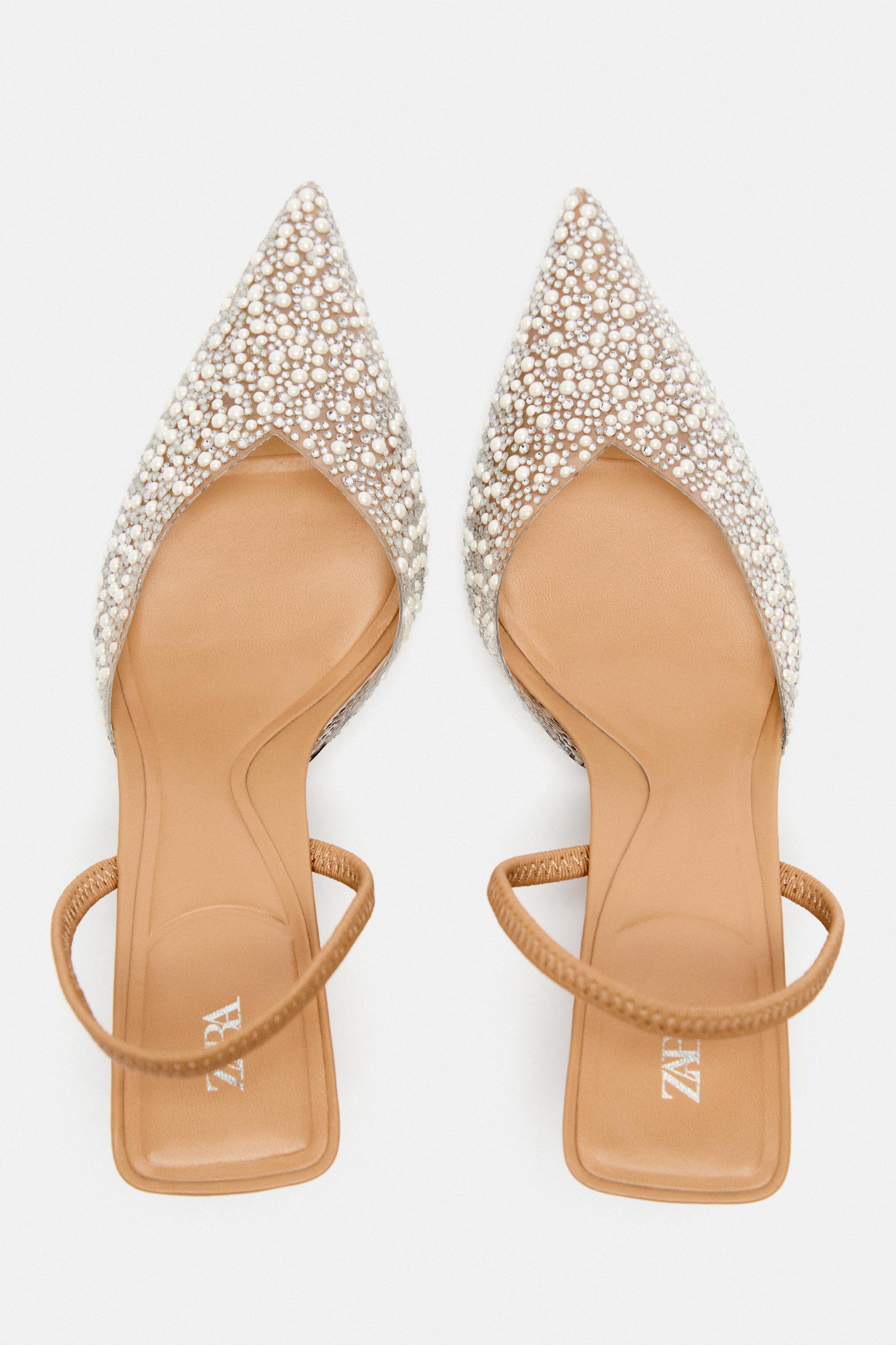 PEARL HEELED SLINGBACKS Product Image