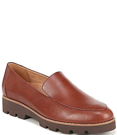 Vionic Kensley Patent Leather Slip-On Lug Sole Platform Loafers Product Image