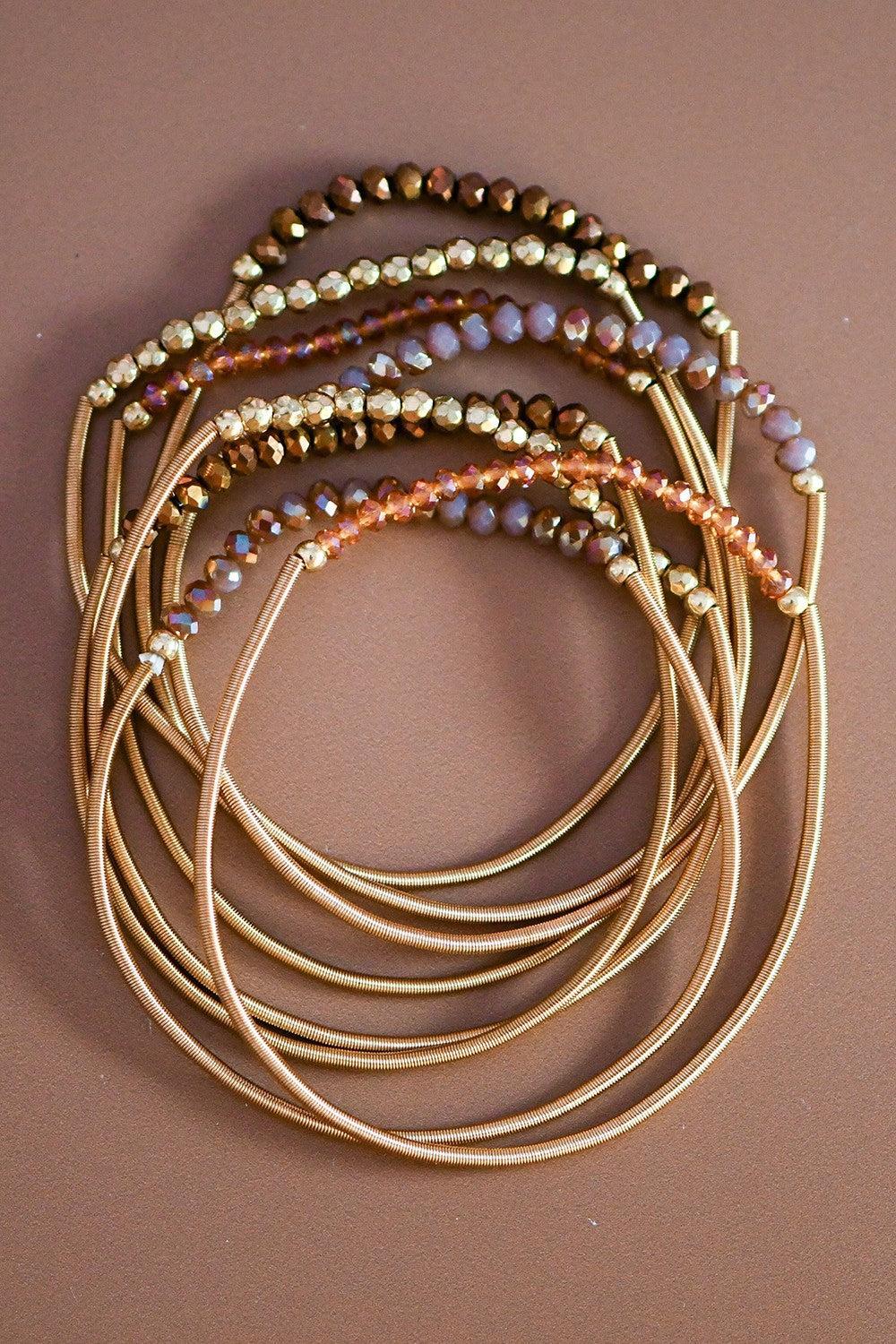 Stretchy Layered Beaded Bracelet Product Image