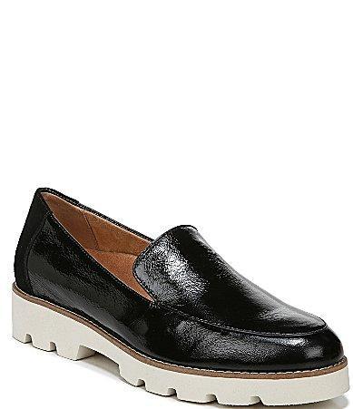 Vionic Kensley Patent Leather Slip-On Lug Sole Platform Loafers Product Image