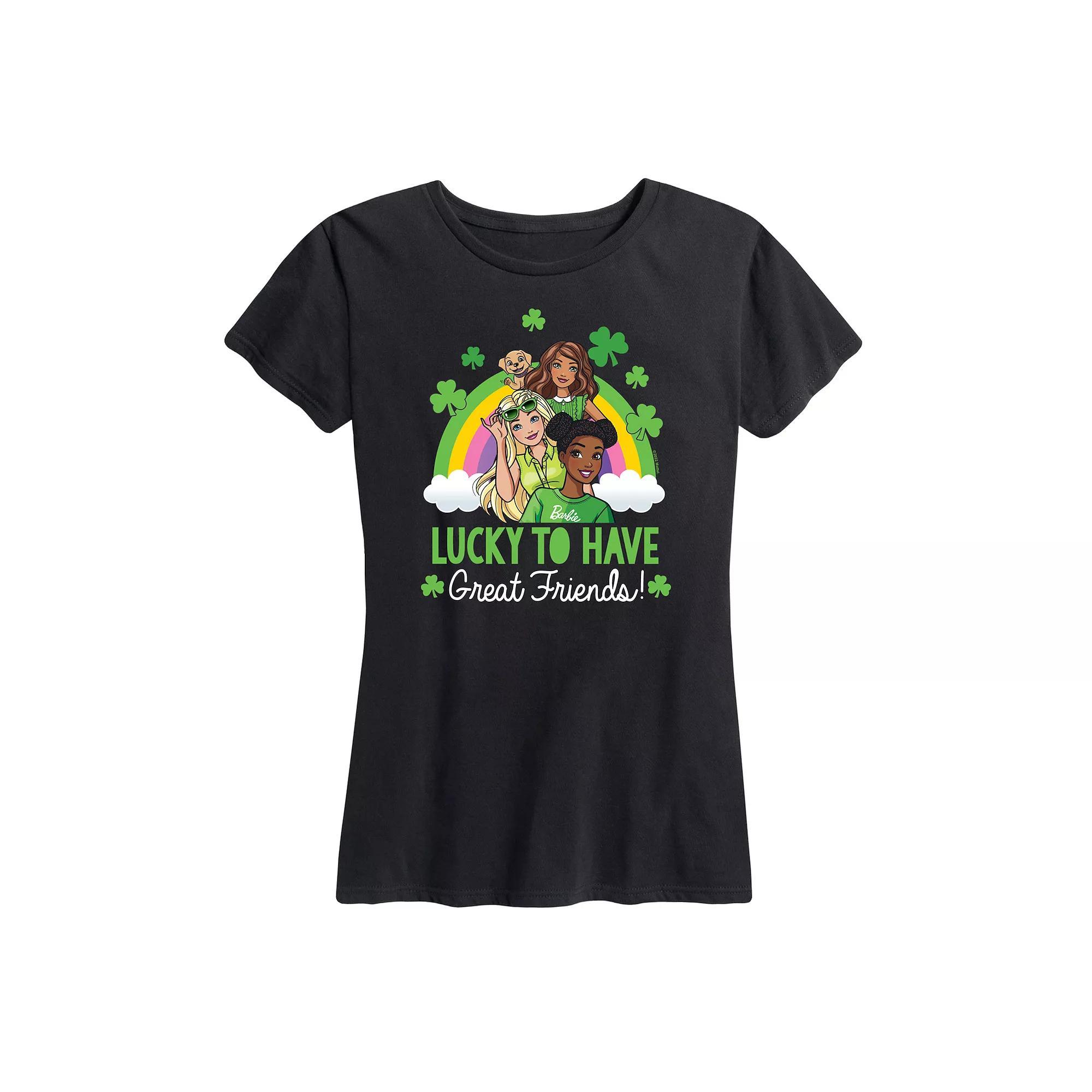 Women's Barbie® Lucky To Have Friends Graphic Tee,  Product Image