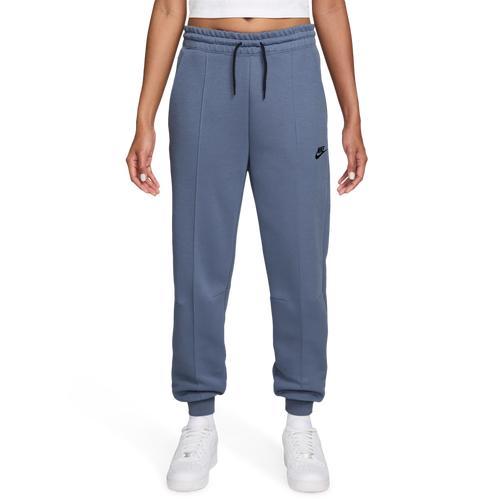 Nike Womens Nike NSW Tech Fleece MR Joggers - Womens Mink Brown/Black Product Image