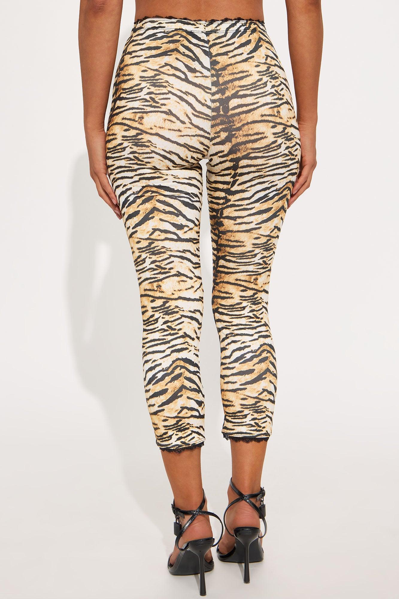 Zadie Capri Legging - Brown/combo Product Image