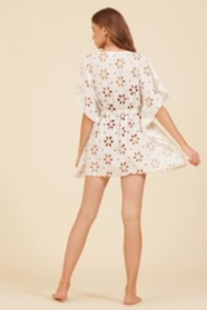 Floral Eyelet Coverup Product Image