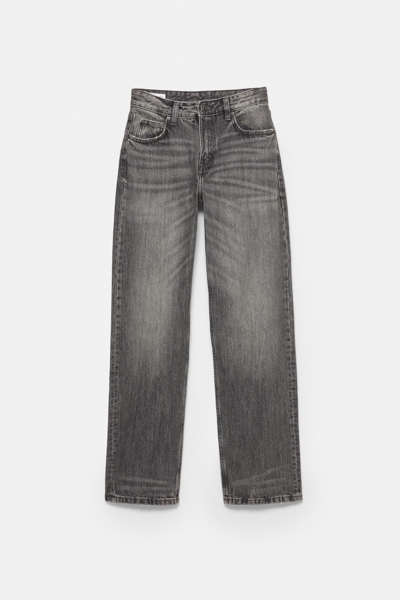 Mid-rise straight-leg jeans Product Image