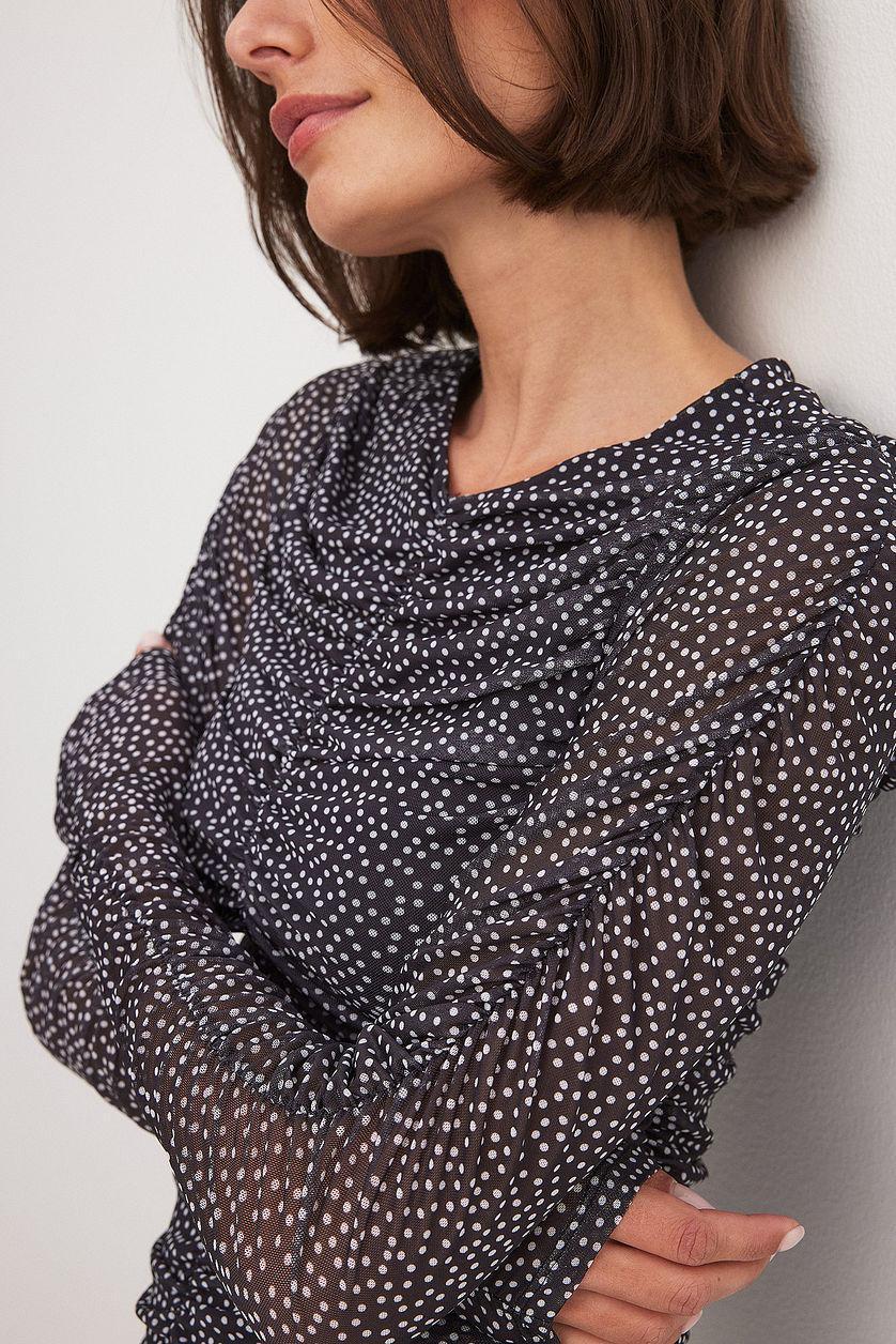 Jersey Rouched Mini Dress Product Image