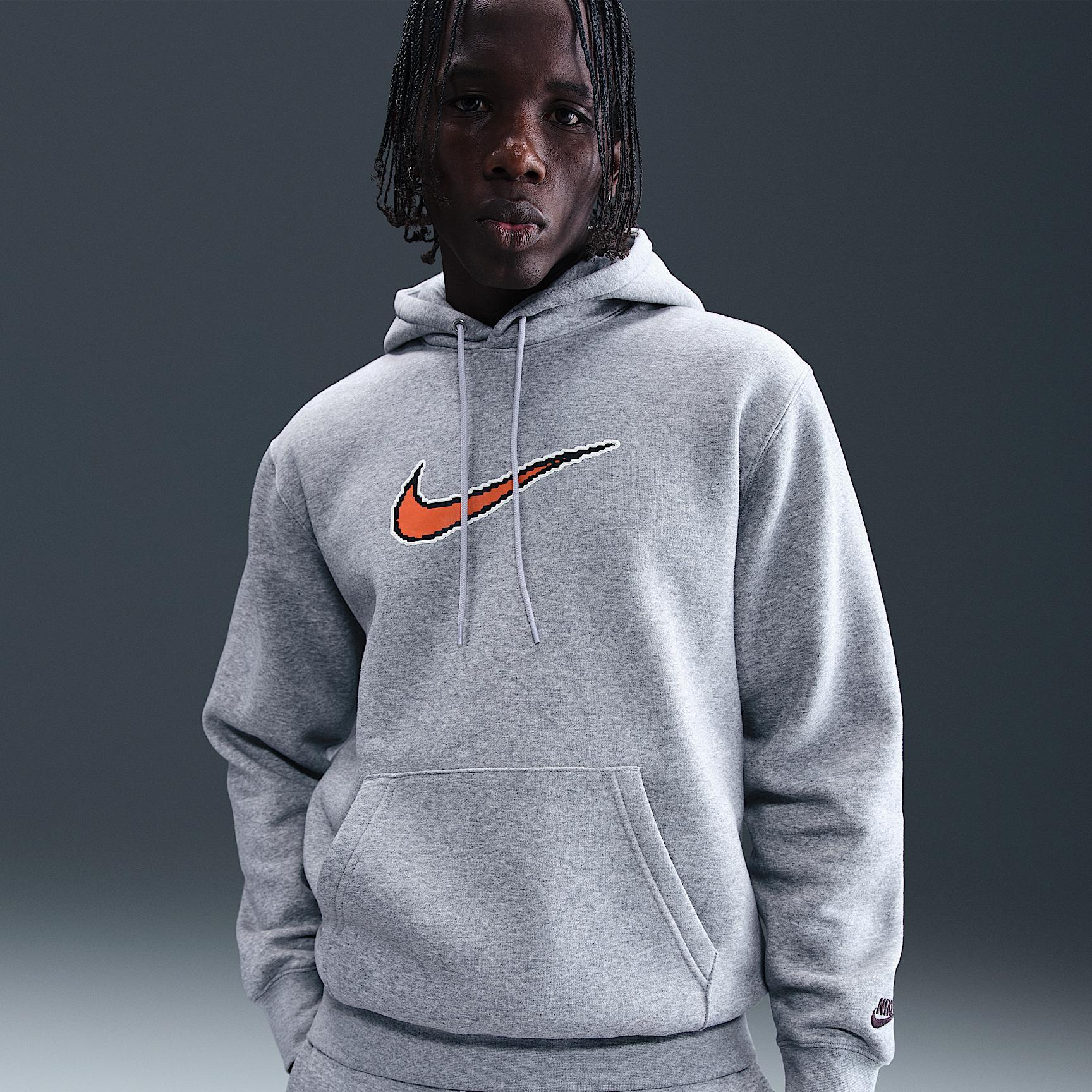 Mens Nike Sportswear Club Fleece Hoodie | HV1246-010 Product Image