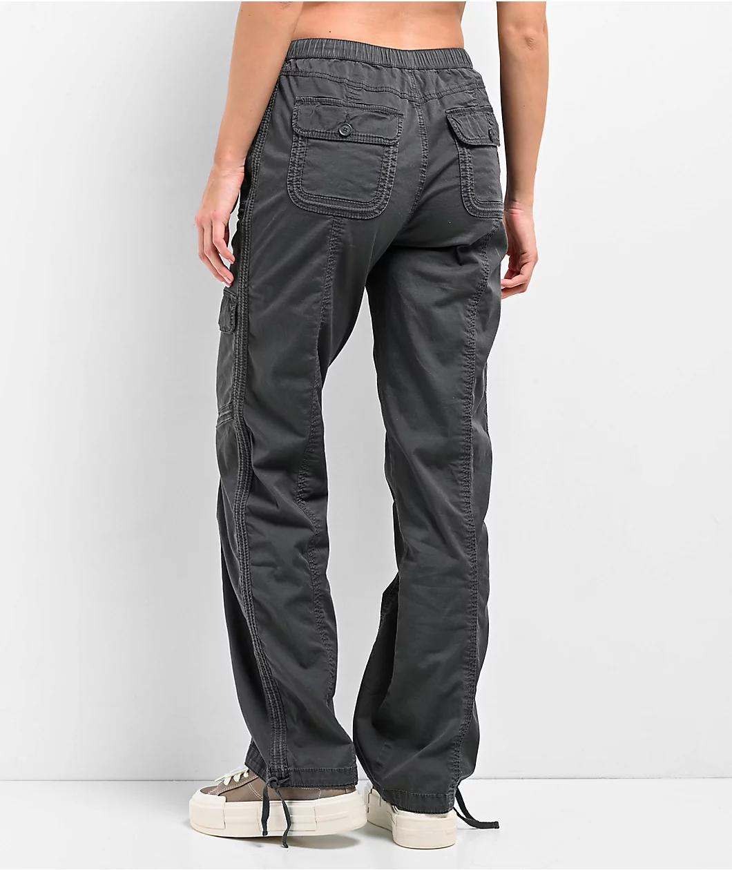Unionbay Shay Grey Straight Leg Cargo Pants Product Image