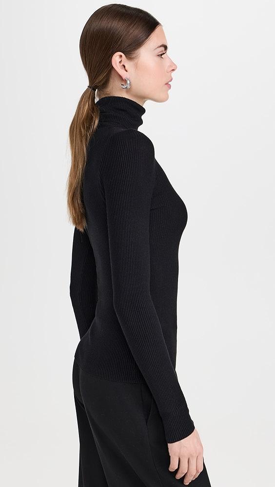 Enza Costa Silk Sweater Layering Turtleneck | Shopbop Product Image