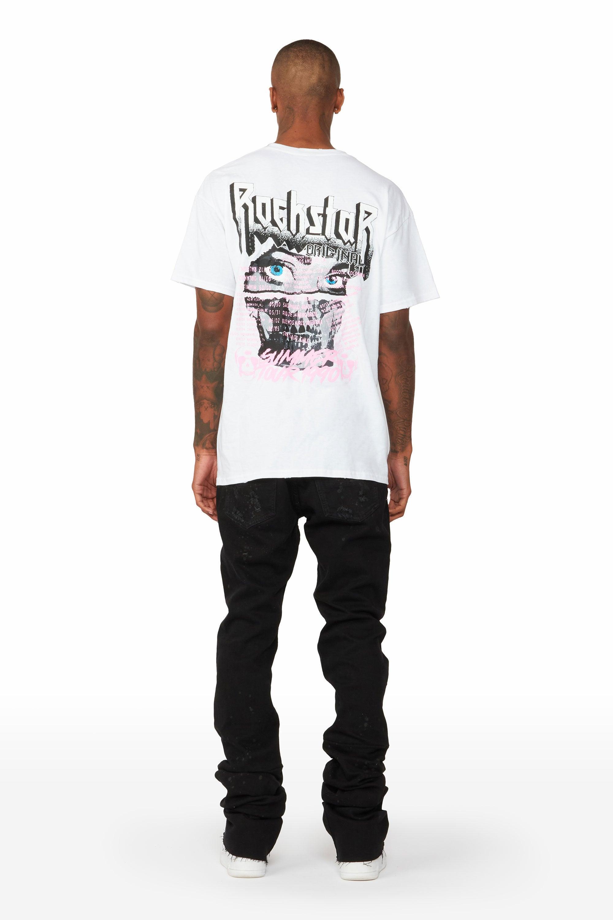 Dastard White Graphic T-Shirt Male Product Image